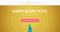 Desktop Screenshot of happy-glow-yoga.com