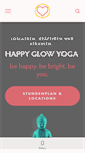 Mobile Screenshot of happy-glow-yoga.com